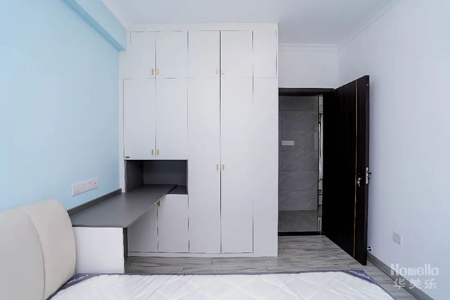 126㎡三居，現(xiàn)代風(fēng)客餐廳+簡約風(fēng)臥室，締造高級的生活儀式感